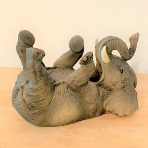 Elephant Wine Bottle Holder or Cell Phone Holder Figurine